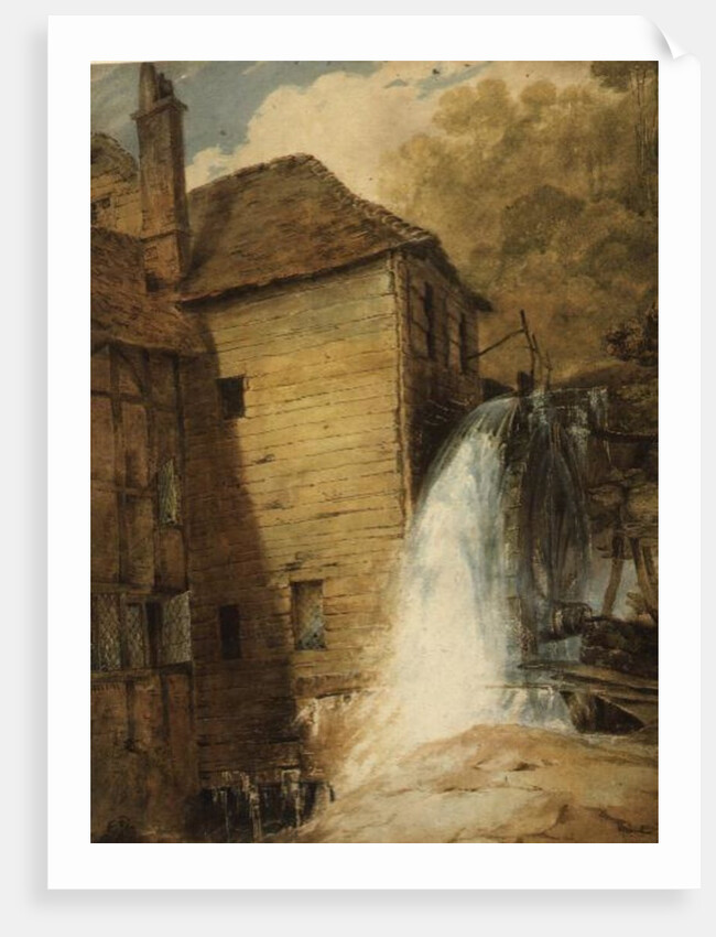 PD.29-1953 An Overshot Mill, c.1802-3 by John Sell Cotman