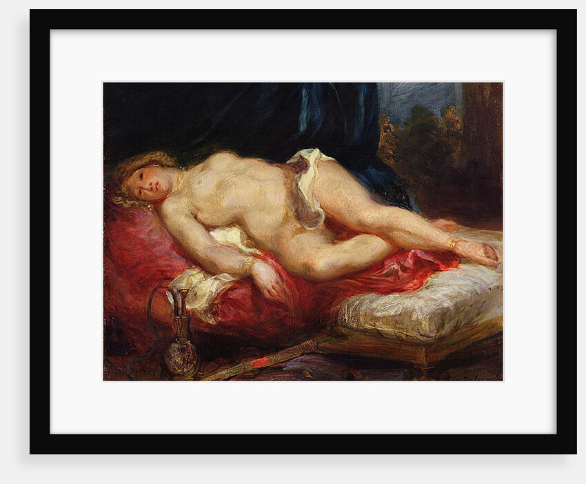 Odalisque, c.1825 by Ferdinand Victor Eugene Delacroix