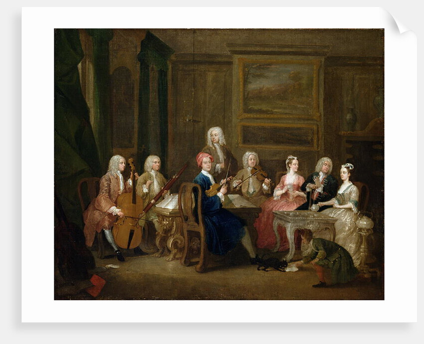 A Musical Party: the Mathias Family, c.1730 by Gawen Hamilton