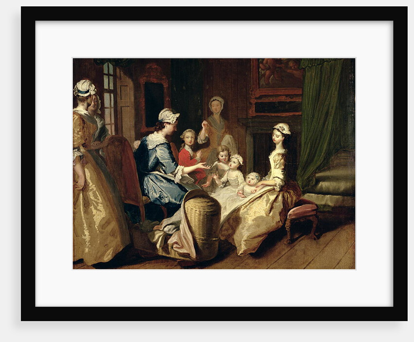 Pamela tells a nursery tale by Joseph Highmore