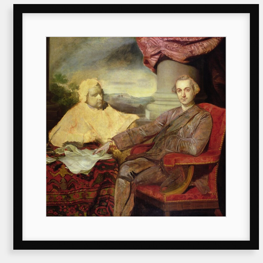 Portrait of Lord Rockingham and Edmund Burke c.1766 by Joshua Reynolds