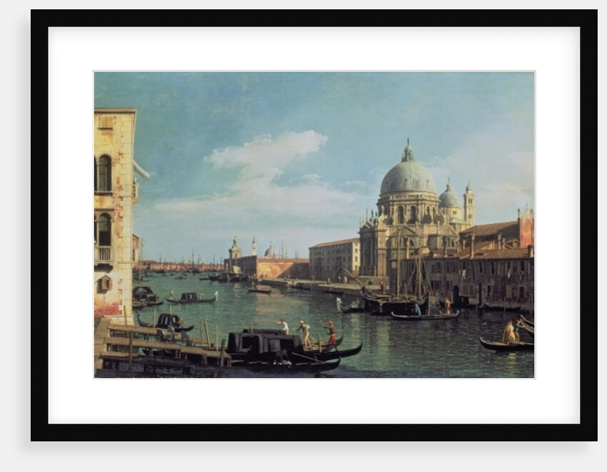 View of the Grand Canal: Santa Maria della Salute and the Dogana from Campo Santa Maria Zobenigo, early 1730s by Canaletto