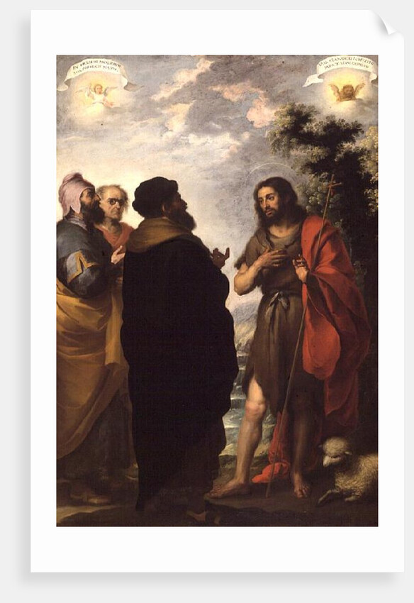 St. John the Baptist with the Scribes and Pharisees, c.1655 by Bartolome Esteban Murillo