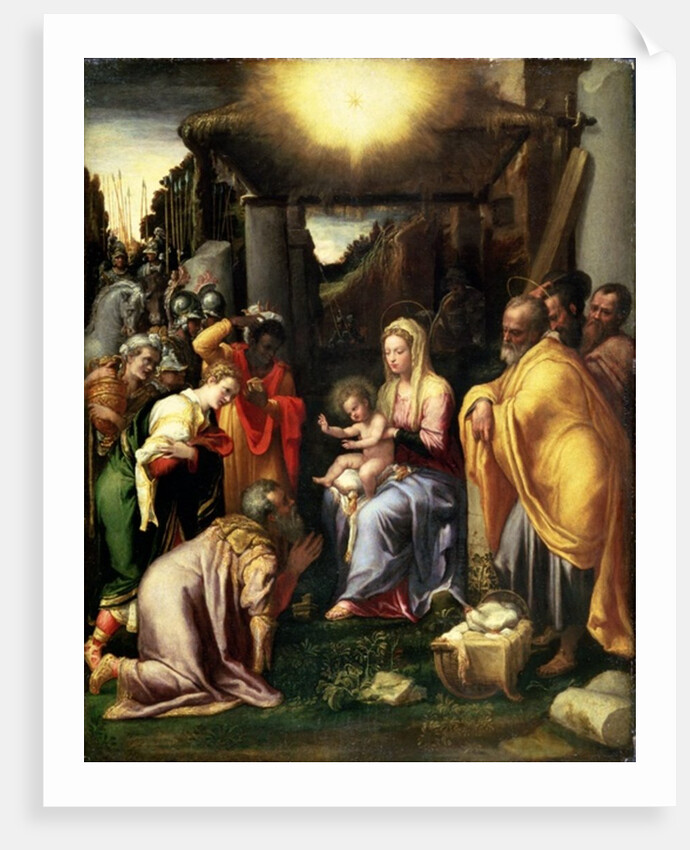 Adoration of the Kings by Taddeo Zuccaro