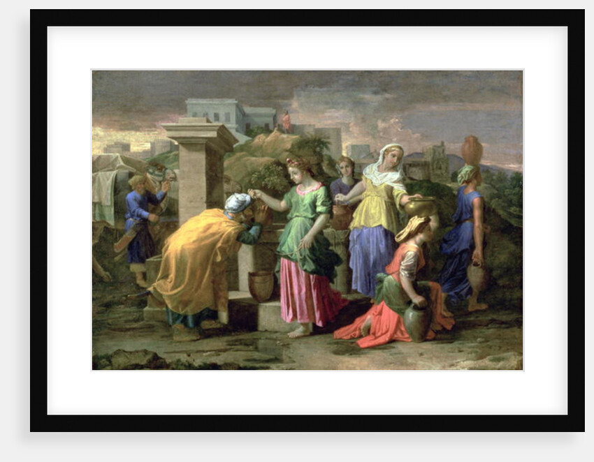Eliezer and Rebecca at the Well, c.1660-65 by Nicolas Poussin