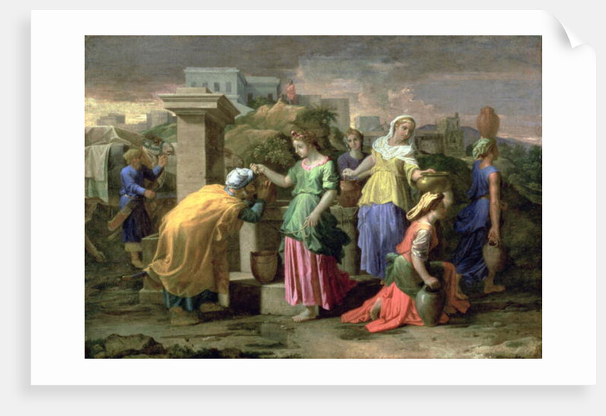 Eliezer and Rebecca at the Well, c.1660-65 by Nicolas Poussin