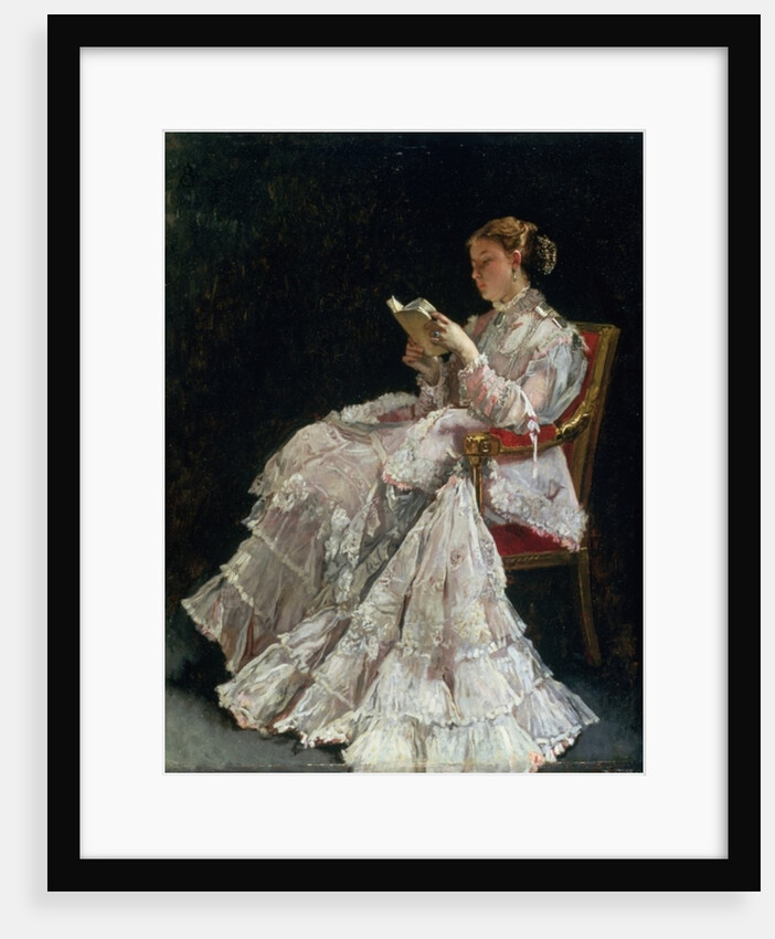 The Reader, c.1860 by Alfred Emile Stevens