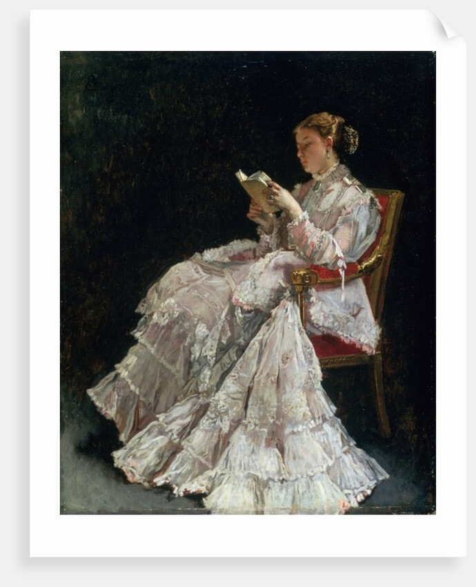 The Reader, c.1860 by Alfred Emile Stevens