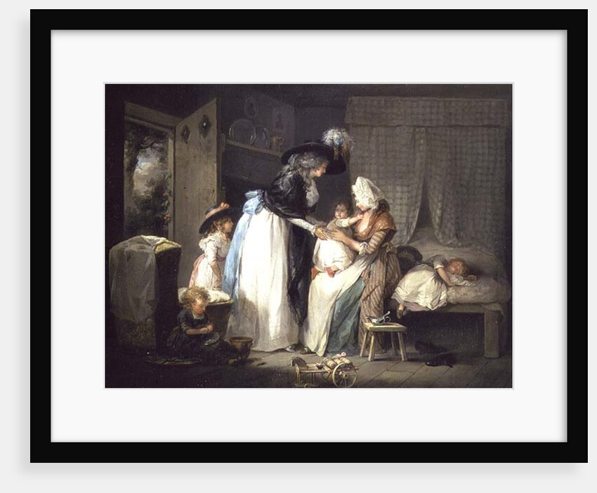 Visit to the child at nurse, c.1788 by George Morland