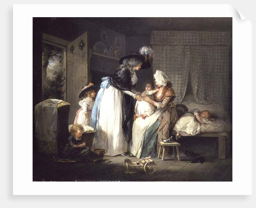 Visit to the child at nurse, c.1788 by George Morland