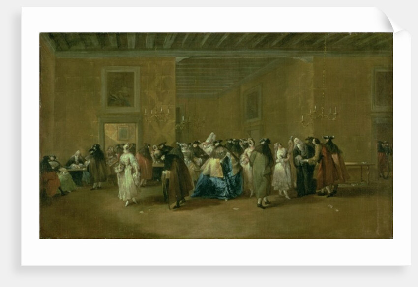 The Sala Grande of the Ridotto, Palazzo Dandolo, San Moise, 1755-60 by Giovanni Antonio Guardi