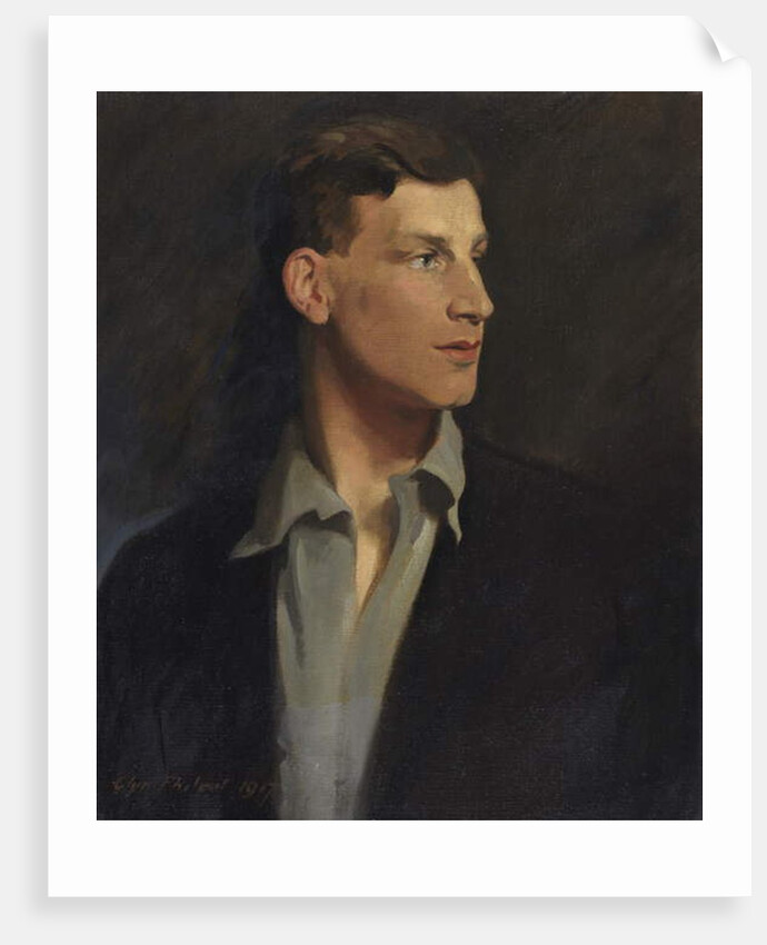 Portrait of Siegfried Sassoon 1917 by Glyn Warren Philpot