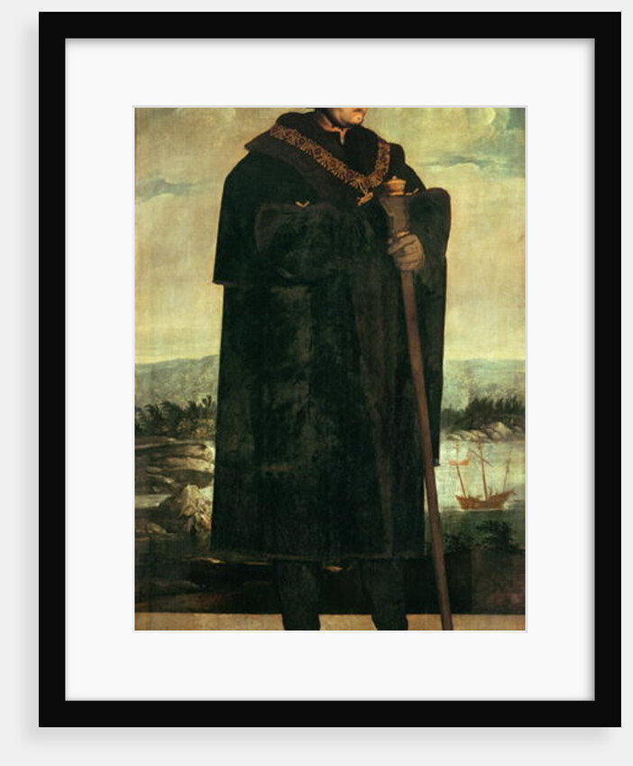 Portrait of William Fitzwilliam, Earl of Southampton, p.1539 by Hans Holbein the Younger