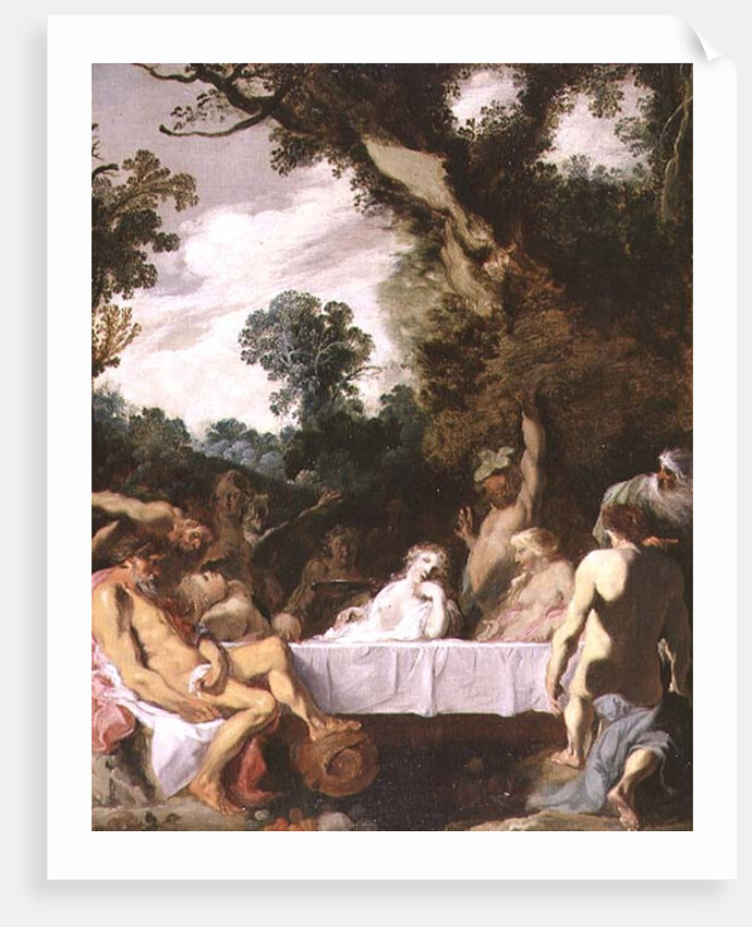 A Bacchanalian Feast, c.1617 by Johann Liss or Lis or von Lys