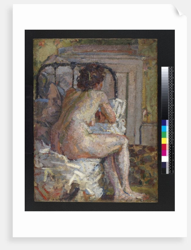 Nude on a bed, c.1914 by Harold Gilman