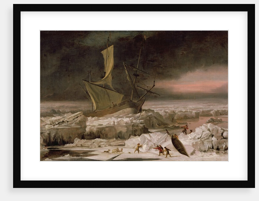 Arctic Adventure, or A Ship in Distress off Greenland, c.1677 by Abraham Danielsz. Hondius