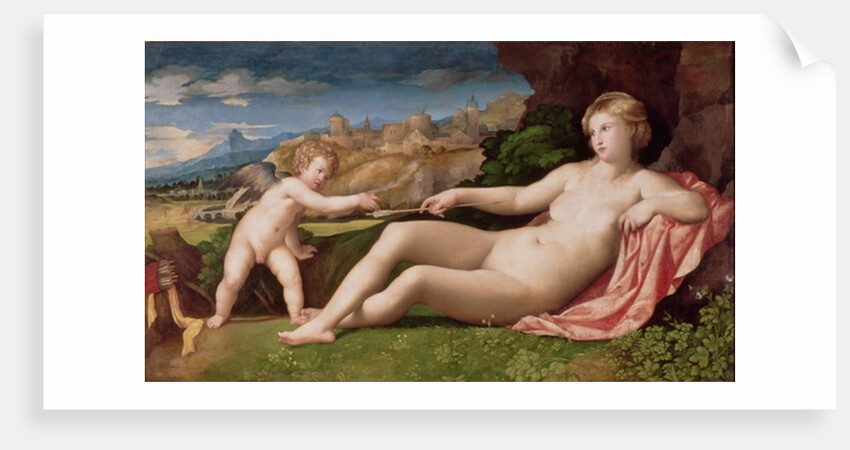Venus and Cupid, c.1523-24 by Jacopo Palma