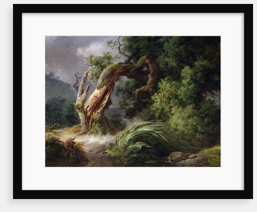 The Oak and the Reed, 1816 by Achille Etna Michallon