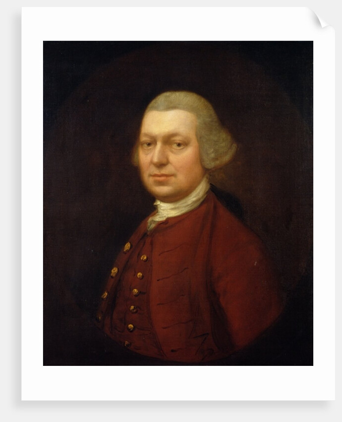 Portrait of John Joshua Kirby c.1764 by Thomas Gainsborough