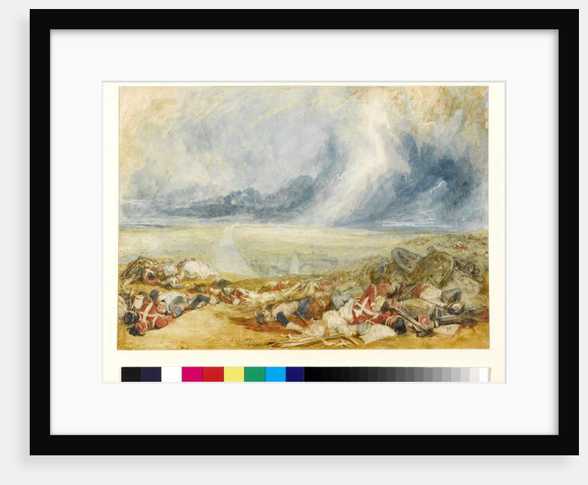 The Field of Waterloo, c.1817 by Joseph Mallord William Turner