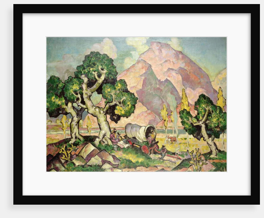 Road to Taos at the Rio Grande by William Penhallow Henderson