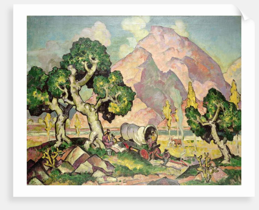 Road to Taos at the Rio Grande by William Penhallow Henderson