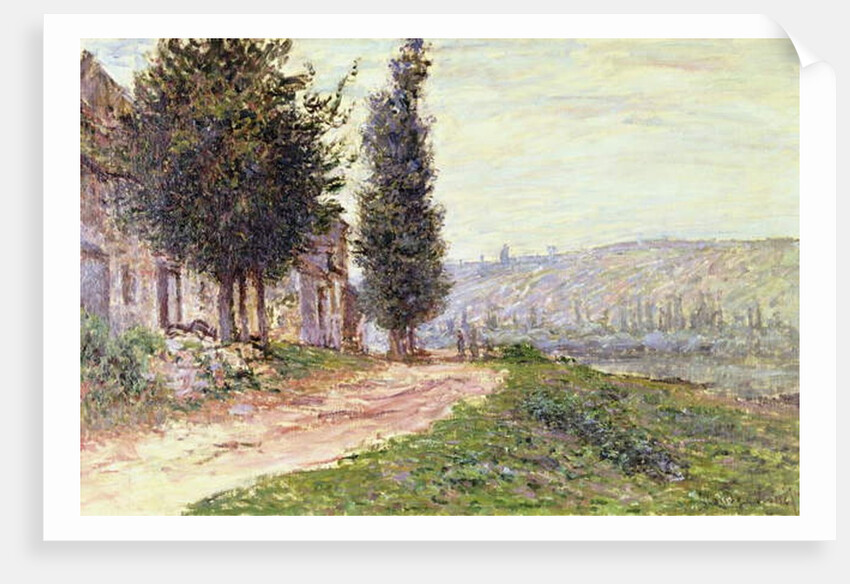 Riverbank at Lavacourt, 1879 by Claude Monet