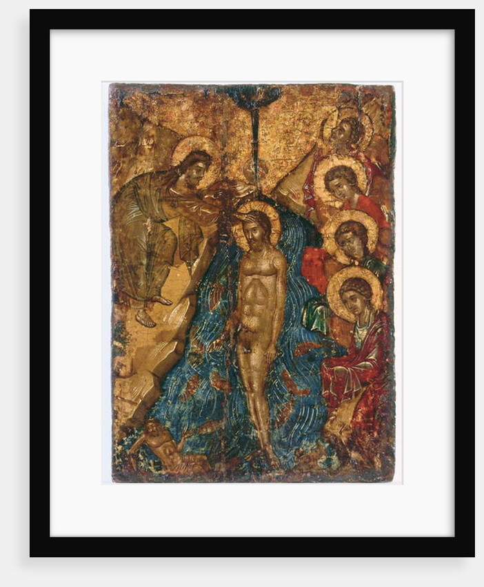 The Baptism of Christ, mid 16th century by Greek School