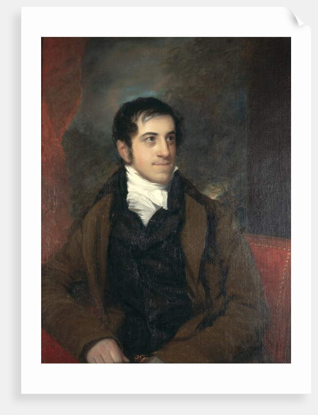 Portrait of Lewis Colford Jones by John Wesley Jarvis