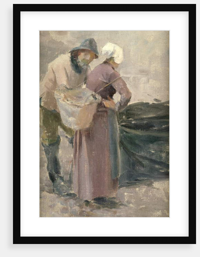 The Housewife Looking at the Fisherman's Catch, c.1900 by Eanger Irving Couse