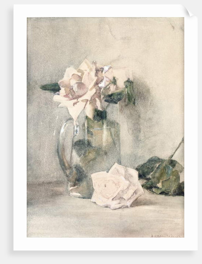 Study of Roses by Julian Alden Weir