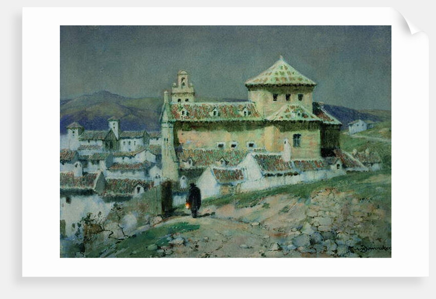 Convent of Incarnation, Antiquera , Spain by Albert Moulton Foweraker