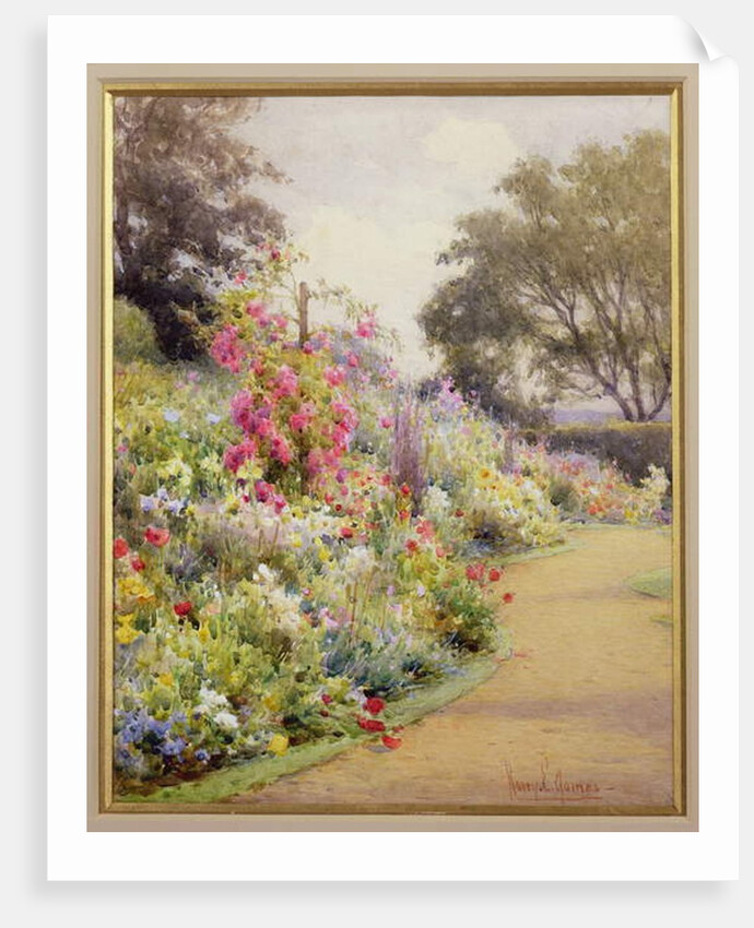 An Herbaceous Border by Harry E. James