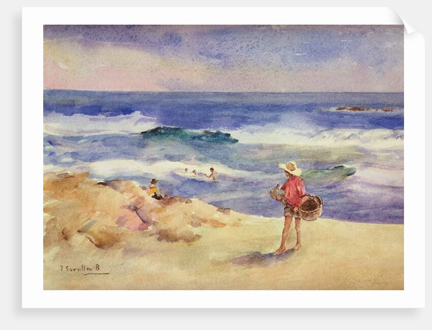 Boy on the Sand by Joaquin Sorolla y Bastida