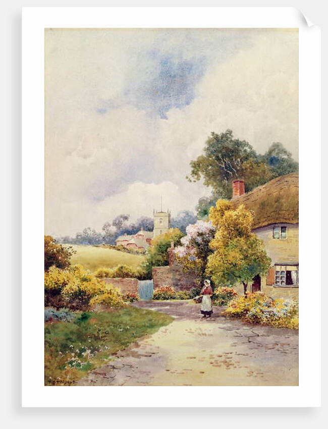 A Country Cottage and Church by F.H. Tyndale