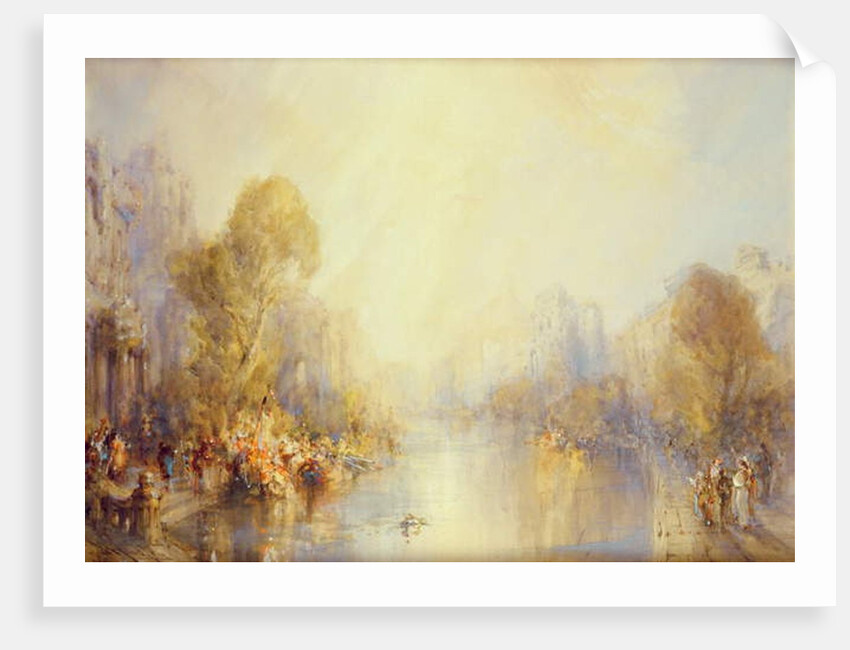 Romantic landscape by Frank Wasley