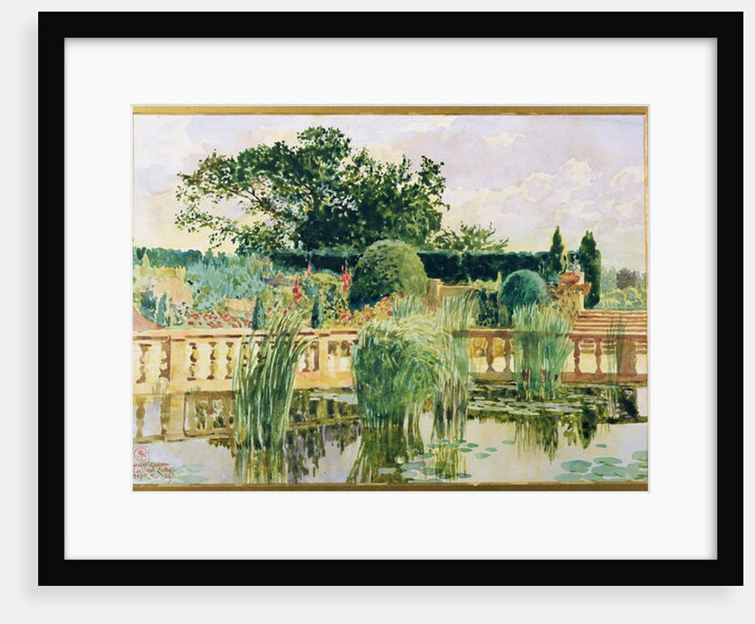 The Water Garden, Easton Lodge, near Great Dunmow, Essex, 1909 by Walter Crane