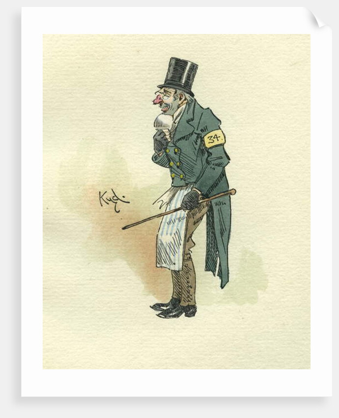 Toby 'Trotty' Veck from The Chimes by Joseph Clayton Clarke