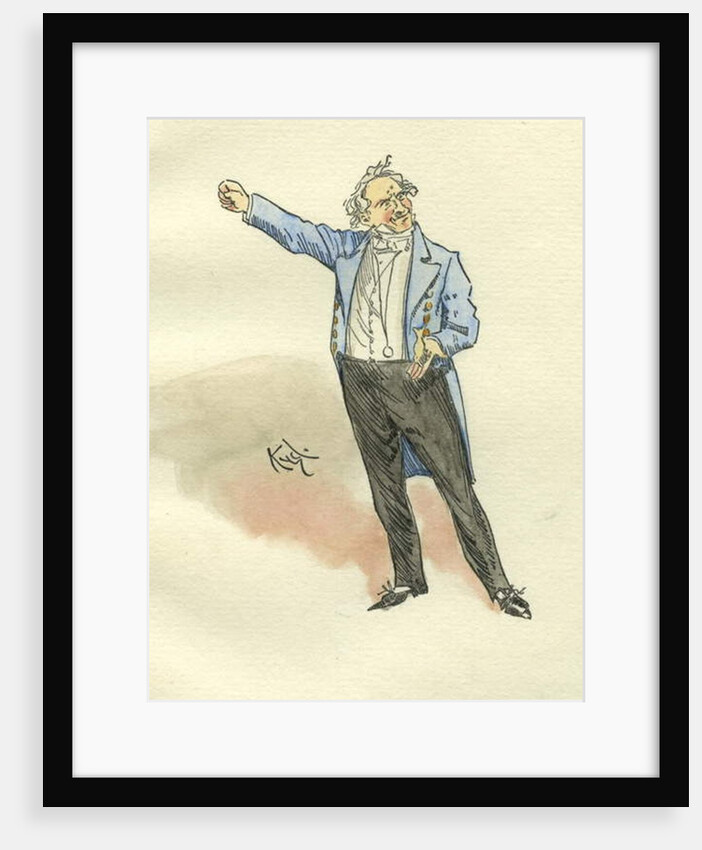 Mr. Pickwick from The Pickwick Papers by Joseph Clayton Clarke