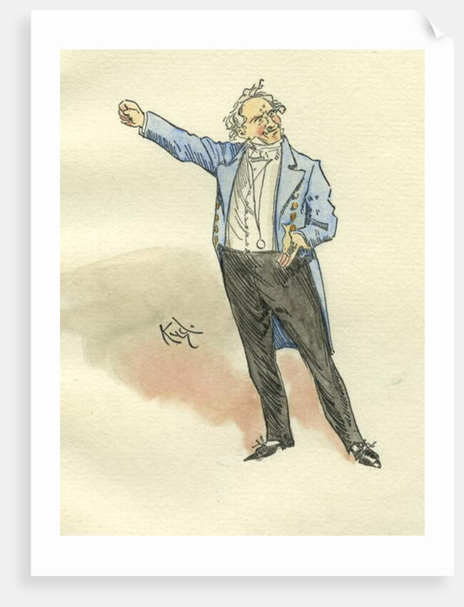 Mr. Pickwick from The Pickwick Papers by Joseph Clayton Clarke