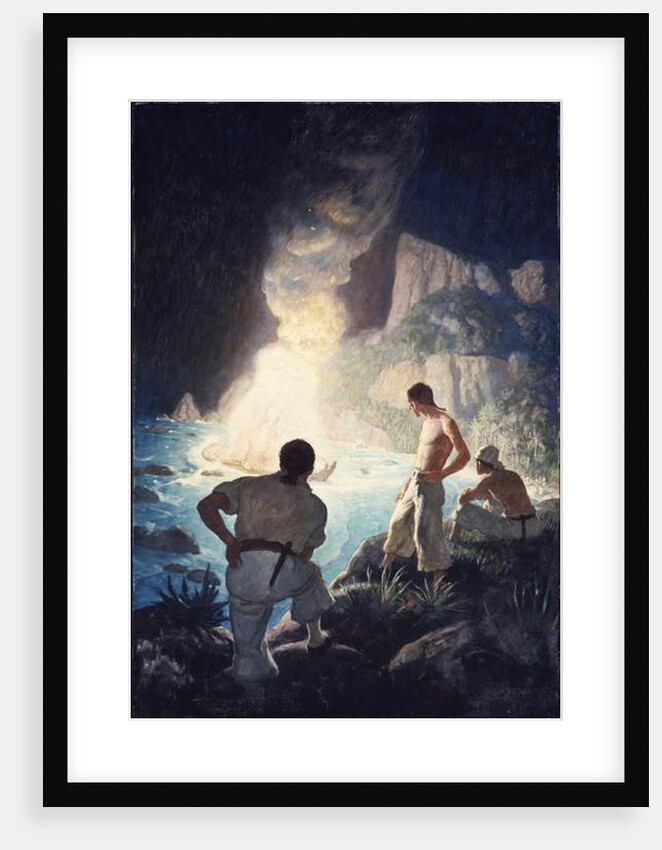 The Burning of the 'Bounty', 1940 by Newell Convers Wyeth