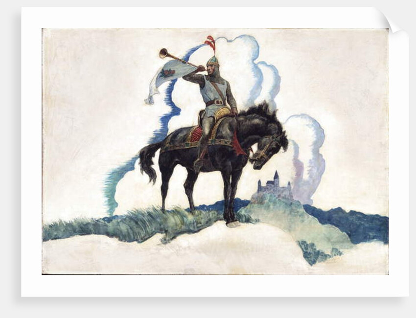 The King's Herald, 1940 by Newell Convers Wyeth