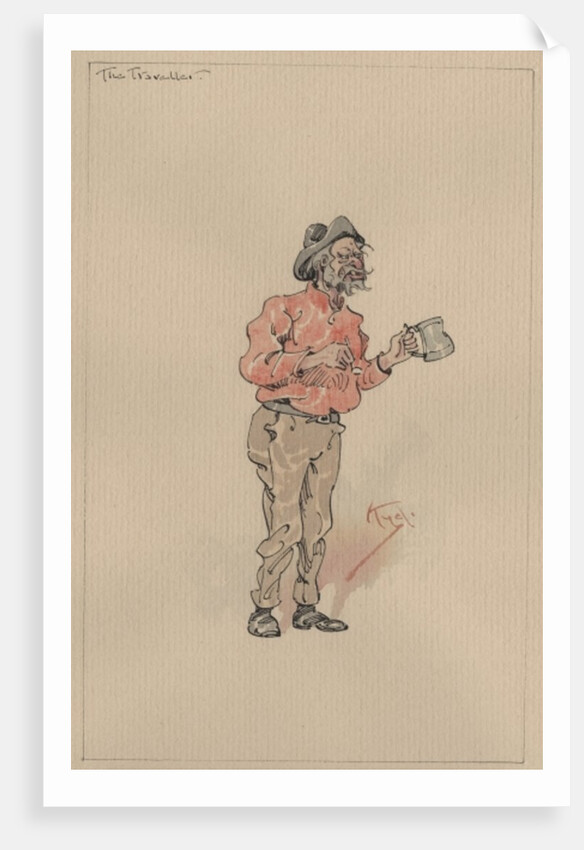 The Traveller, c.1920s by Joseph Clayton Clarke