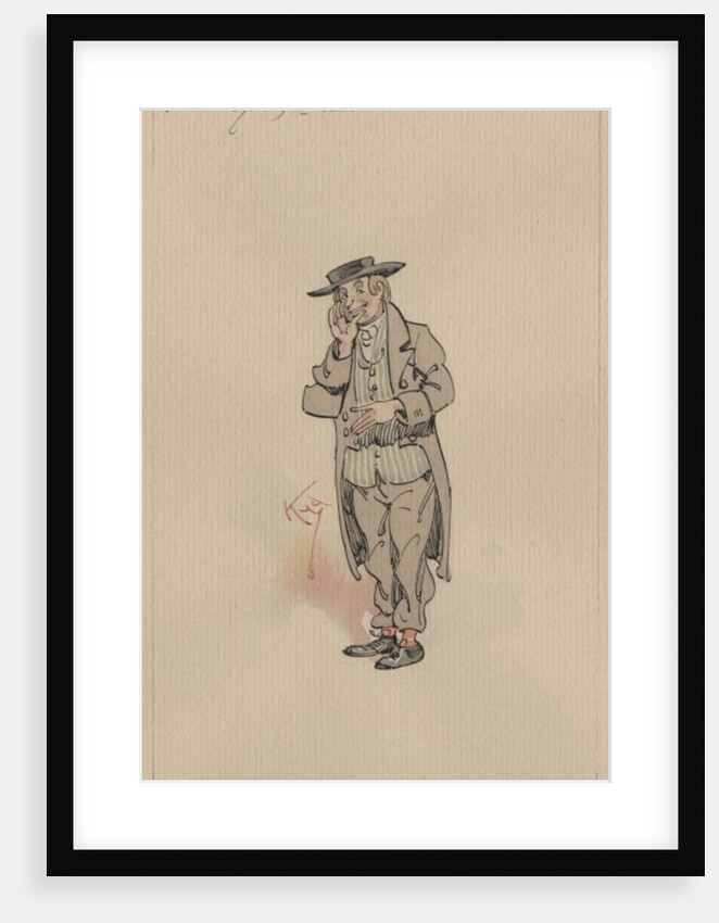 The Mild Young Quaker, c.1920s by Joseph Clayton Clarke