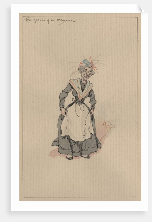 The Hostess of the Mansion, c.1920s by Joseph Clayton Clarke