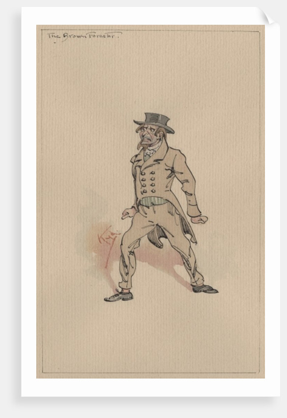 The Brown Forester, c.1920s by Joseph Clayton Clarke