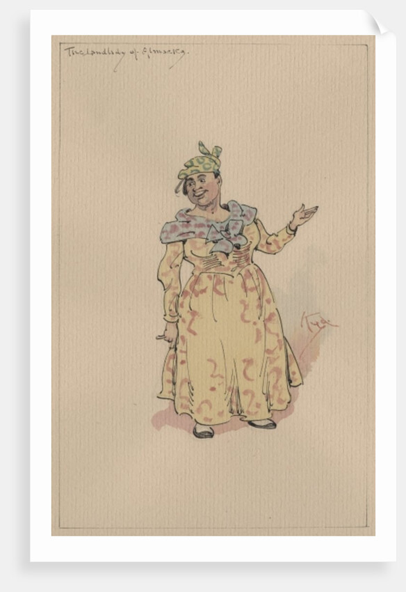 The Landlady of Almack's, c.1920s by Joseph Clayton Clarke