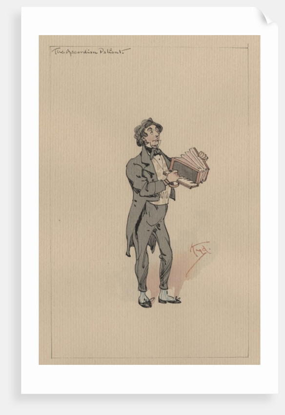 The Accordian Patient, c.1920s by Joseph Clayton Clarke