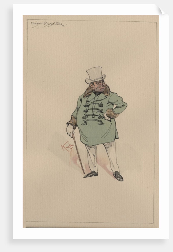 Major Bagstock, c.1920s by Joseph Clayton Clarke