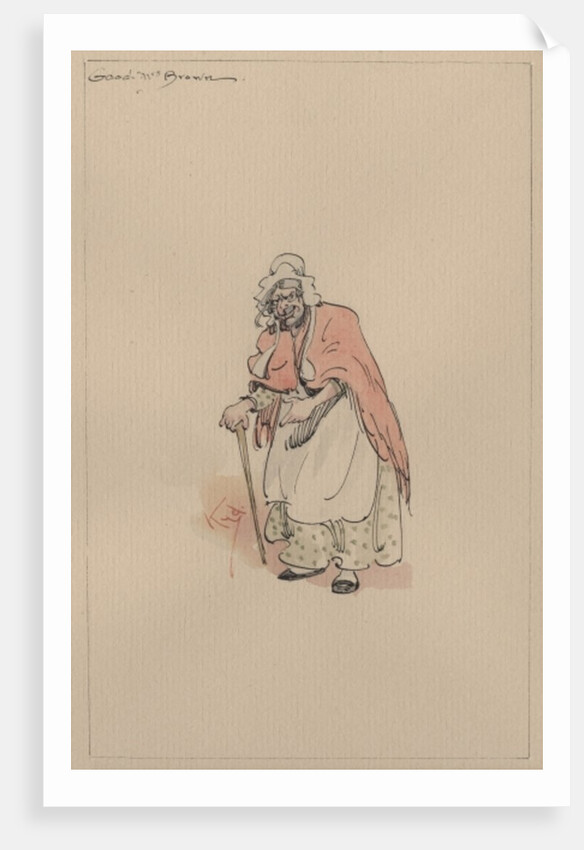 Good Mrs Brown, c.1920s by Joseph Clayton Clarke